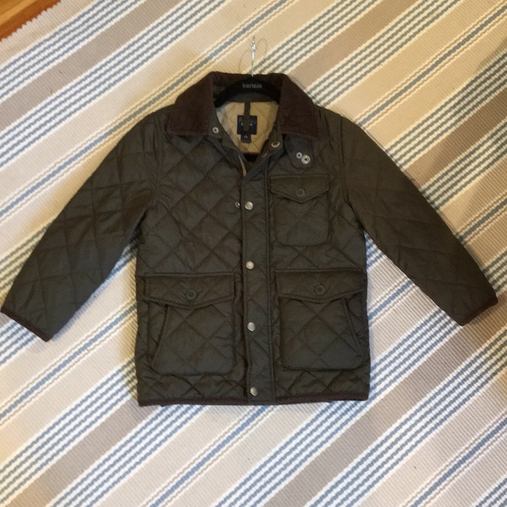 Boys Gap Kids olive green size small (6-7) coat